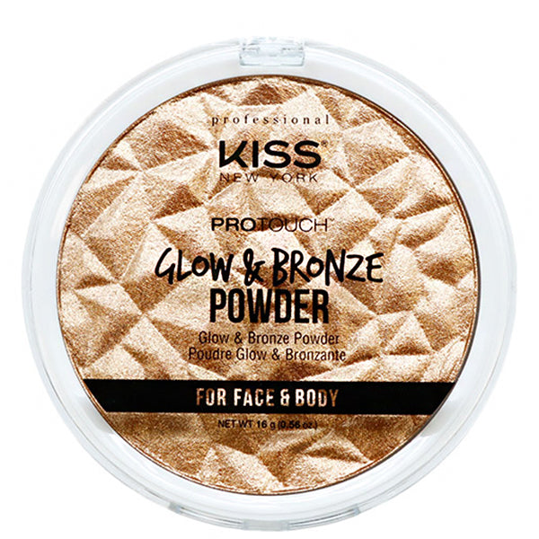 Kiss New York KPBP02 Pro Touch Glow & Bronze Powder - Deep