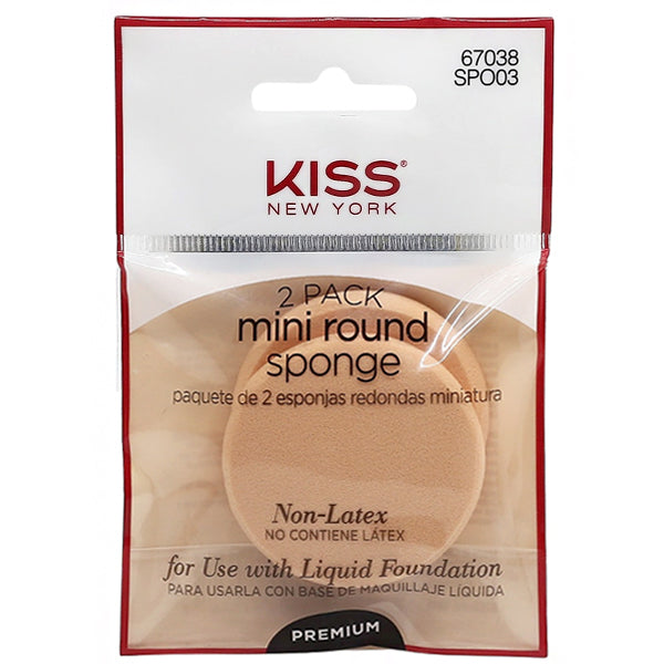 Kiss SPO03 2 Pack Mini Round Sponge