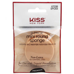 Kiss SPO03 2 Pack Mini Round Sponge