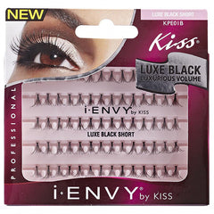 Kiss I-Envy KPE01B Individual Lashes - Luxe Black Short 70 lashes