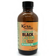 Kuza Jamaican Black Castor Oil Skin & Hair Treatment 4oz - Flaxseed Oil