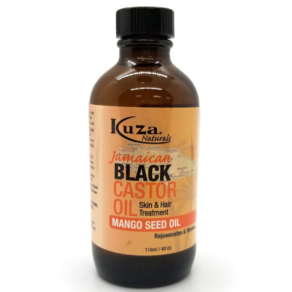 Kuza Jamaican Black Castor Oil Skin & Hair Treatment 4oz - Mango Seed Oil