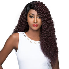 WIGO Collection Synthetic Hair Extreme Side Deep Natural Plucked Lace Front Wig - LACE KANTU