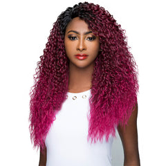 WIGO Collection Synthetic Hair Extreme Side Deep Natural Plucked Lace Front Wig - LACE KANTU