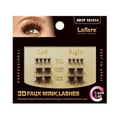 Laflare 3D Faux Mink EyeLashes -1Pack All