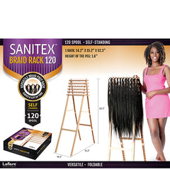 Laflare Sanitex Self-Standing Braid Rack 120