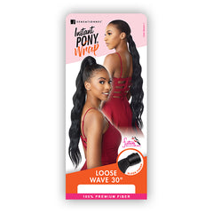 Sensationnel Synthetic Ponytail Instant Pony Wrap - LOOSE WAVE 30