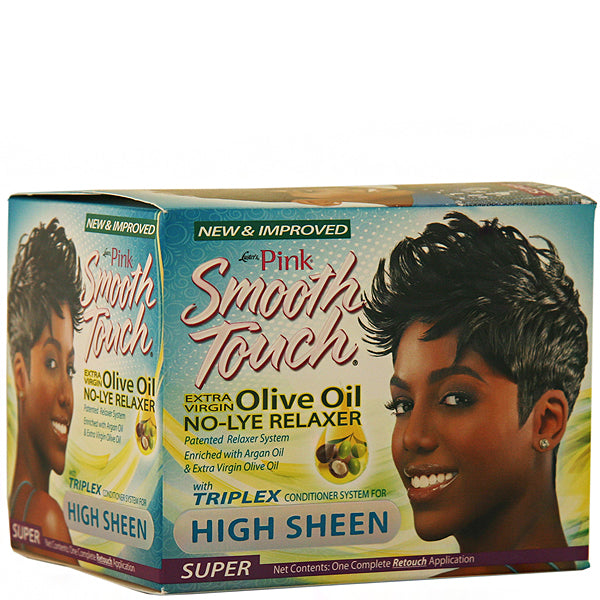 Luster's Pink Smooth Touch Extra Virgin Olive Oil No-Lye Relaxer Kit - Super