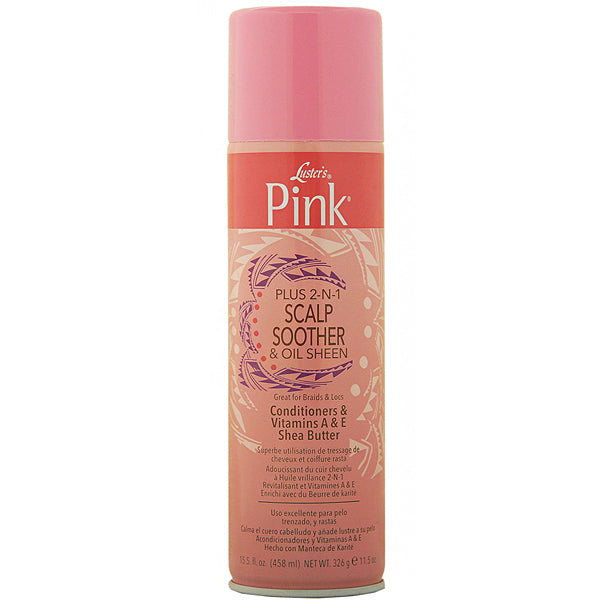 Luster's Pink Plus 2-N-1 Scalp Soother & Oil Sheen Spray 11.5oz