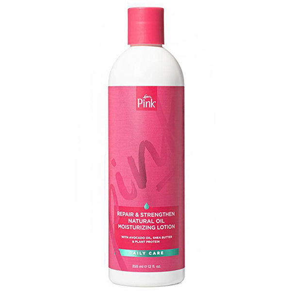 Luster's Pink Repair & Strengthening Natural Oil Moisturizing Lotion 12oz