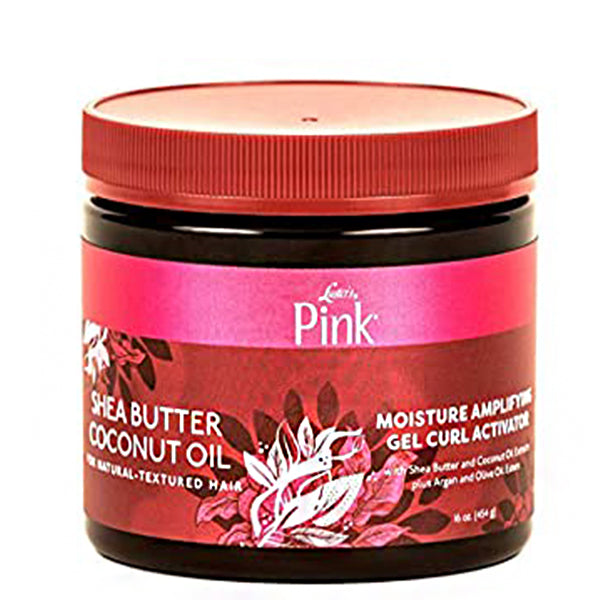 Luster's Pink Shea Butter Coconut Oil Moisture Amplifying Gel Curl Activator 16oz
