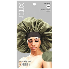 Lux by Qfitt Luxury Silky Satin Bonnet - Jumbo #7003 Assort
