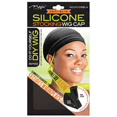 Magic Collection #DIY016BLA DIY WIG Slicone Stocking Wig Cap - Black