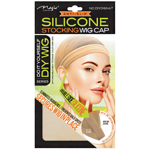 Magic Collection #DIY016NAT DIY Wig Slicone Stocking Wig Cap - Natural