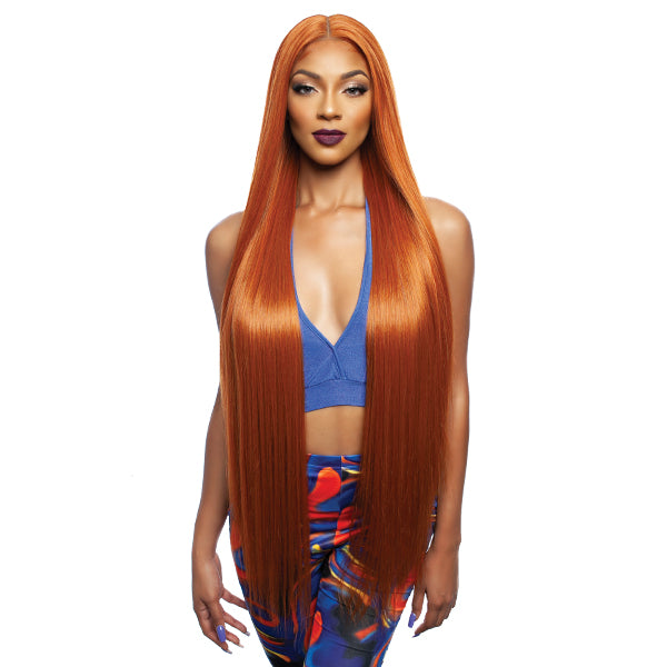 Mane Concept Brown Sugar Human Hair Blend Barbie Series HD Lace Front Wig - BSHC291 WHITNEY