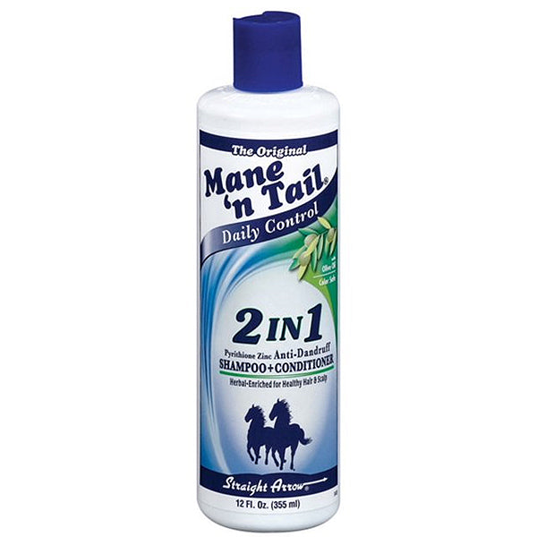 Mane'n Tail 2 in 1 Pyrithione Zinc Anti-Dandruff Shampoo + Conditioner 12oz