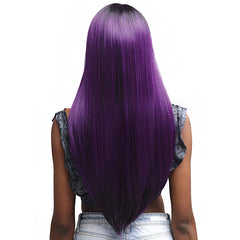 Bobbi Boss Human Hair Blend 13X4 Swiss Lace Front Wig - MBLF180 DAYANA