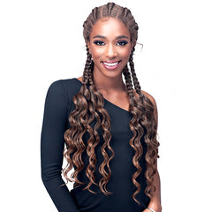 Bobbi Boss Synthetic Hair HD Lace Front Wig - MLF629 GHANA STITCH BRAID