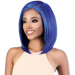 Motown Tress Synthetic Hair HD Invisible 13X7 Lace Wig - LS137 BLUE