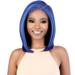 Motown Tress Synthetic Hair HD Invisible 13X7 Lace Wig - LS137 BLUE
