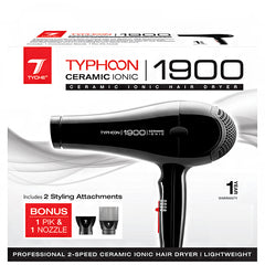 Nicka K New York #TP-1900 Tyche Typhoon Ceramic Ionic 1900 Hair Dryer