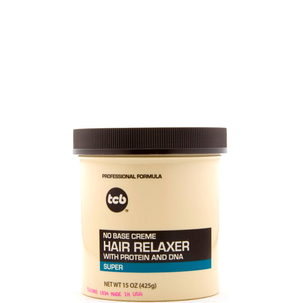 TCB No Base Creme Hair Relaxer (Super) 15oz