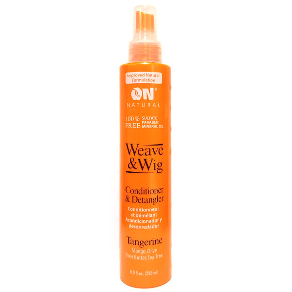 On Natural Wig & Weave Conditioner & Detangler Tangerine 8oz