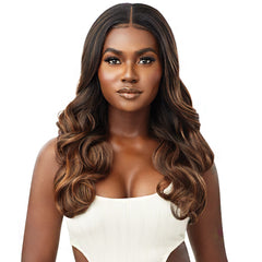 Outre 100% Human Hair Blend 360 HD Frontal Lace Wig - MAXIMINA (13x6 lace frontal)