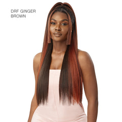 Outre Airtied Human Hair Blend 13x6 Glueless HD Lace Frontal Wig - HHB SLEEK YAKI 28