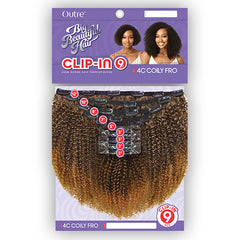 Outre Big Beautiful Hair Human Hair Blend Clip in - 4C COILY FRO 10