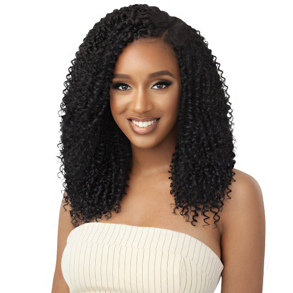 Outre Big Beautiful 100% Human Hair Premium Blend U Part Cap Leave Out Wig - PASSION COILS 20