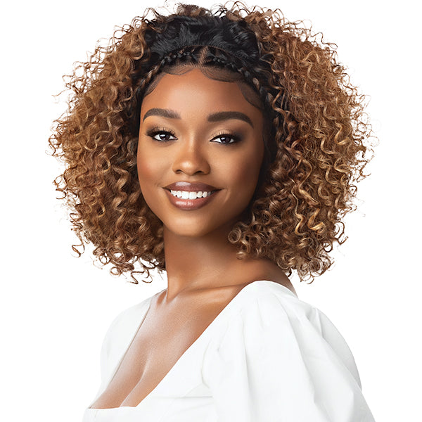 Outre Pre-Styled HD Lace Wig HALO STITCH BRAID 14 (13x2 lace  display picture 2