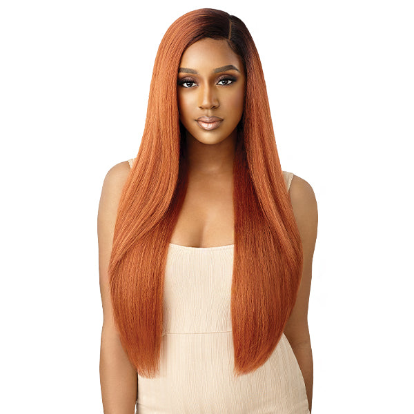 Outre Synthetic Hair HD Lace Front Wig - NATURAL YAKI 30