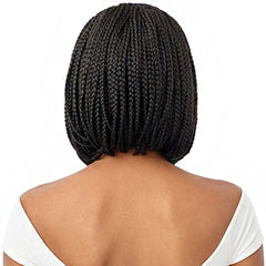 Outre Pre-Braided Synthetic Hair HD Lace Wig - BOX BRAID BOB 12 (4x4 lace frontal)