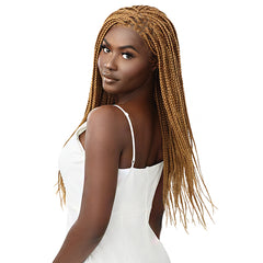 Outre Pre-Braided Synthetic HD Lace Wig - KNOTLESS SQUARE PART BRAIDS 26 (13x4 lace frontal)
