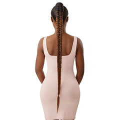 Outre Synthetic Hair Pretty Quick Pony - NATURAL BRAIDED FISHTAIL 42