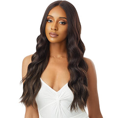Outre Synthetic Hair Sleeklay Part HD Lace Front Wig - IDINA
