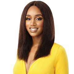 Outre The Daily Wig WET & WAVY 100% Unprocessed Human Hair Lace Part Wig - HH W&W NATURAL DEEP 16