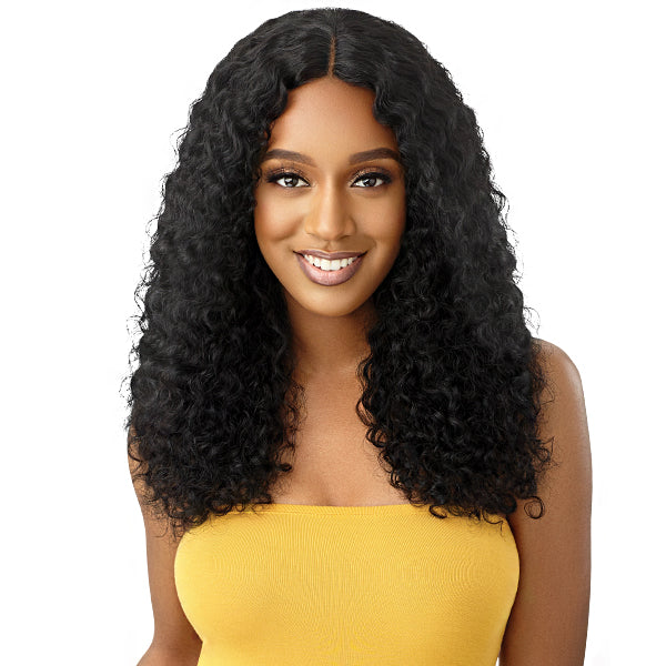 Outre The Daily Wig WET & WAVY 100% Unprocessed Human Hair Lace Part Wig - HH W&W NATURAL DEEP 22