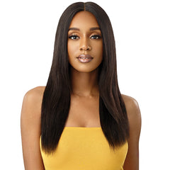Outre The Daily Wig WET & WAVY 100% Unprocessed Human Hair Lace Part Wig - HH W&W NATURAL DEEP 22