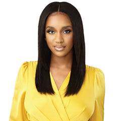 Outre Mytresses Gold Label 100% Unprocessed Human Hair U Part Leave Out Wig - HH  DOMINICAN STRAIGHT 20