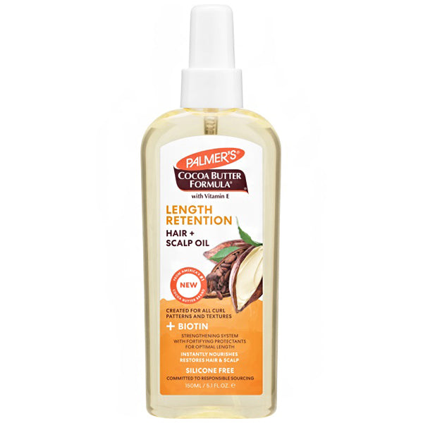 Palmer's Cocoa Butter Formula Length Retention Biotin Hair & Scalp Oil 5.1oz