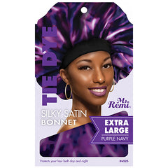 Annie Ms. Remi #4525 Tie Dye Silky Satin Bonnet Extra Large Assorted