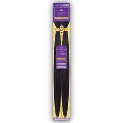 Outre Purple Pack Brazilian Bundle Human Hair Blend Pre Stretched Braid - STRAIGHT BULK 18