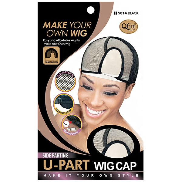 Qfitt #5014 side Parting U-Part Wig Cap