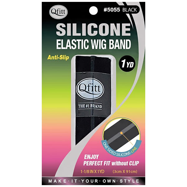 Qfitt #5055 Silicone Elastic Wig Band - One Sided