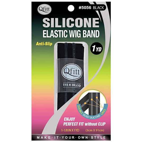 Qfitt #5056 Silicone Elastic Wig Band - Double Sided