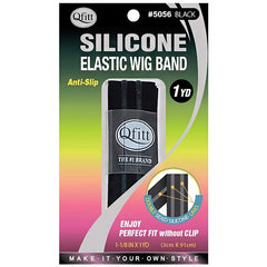 Qfitt #5056 Silicone Elastic Wig Band - Double Sided