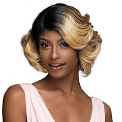 Janet Collection Synthetic Melt Extended Part HD Lace Wig - RAVEN