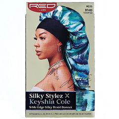 Red by Kiss HQXX Silky Stylez X Keyshia Cole Wide Edge Silky Braid Bonnet